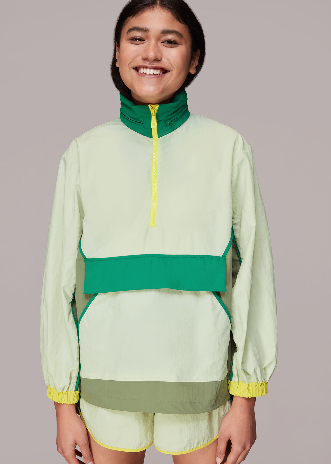 Colour Block Running Short